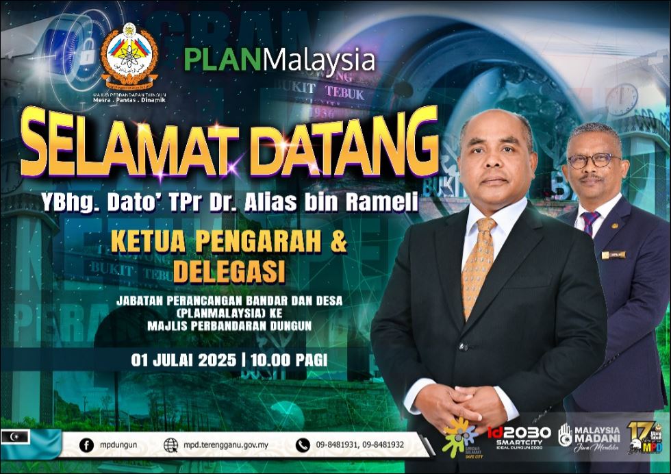 SELAMAT DATANG KETUA PENGARAH JABATAN PELANCONGAN BANDAR DAN DESA (PLANMALAYSIA)